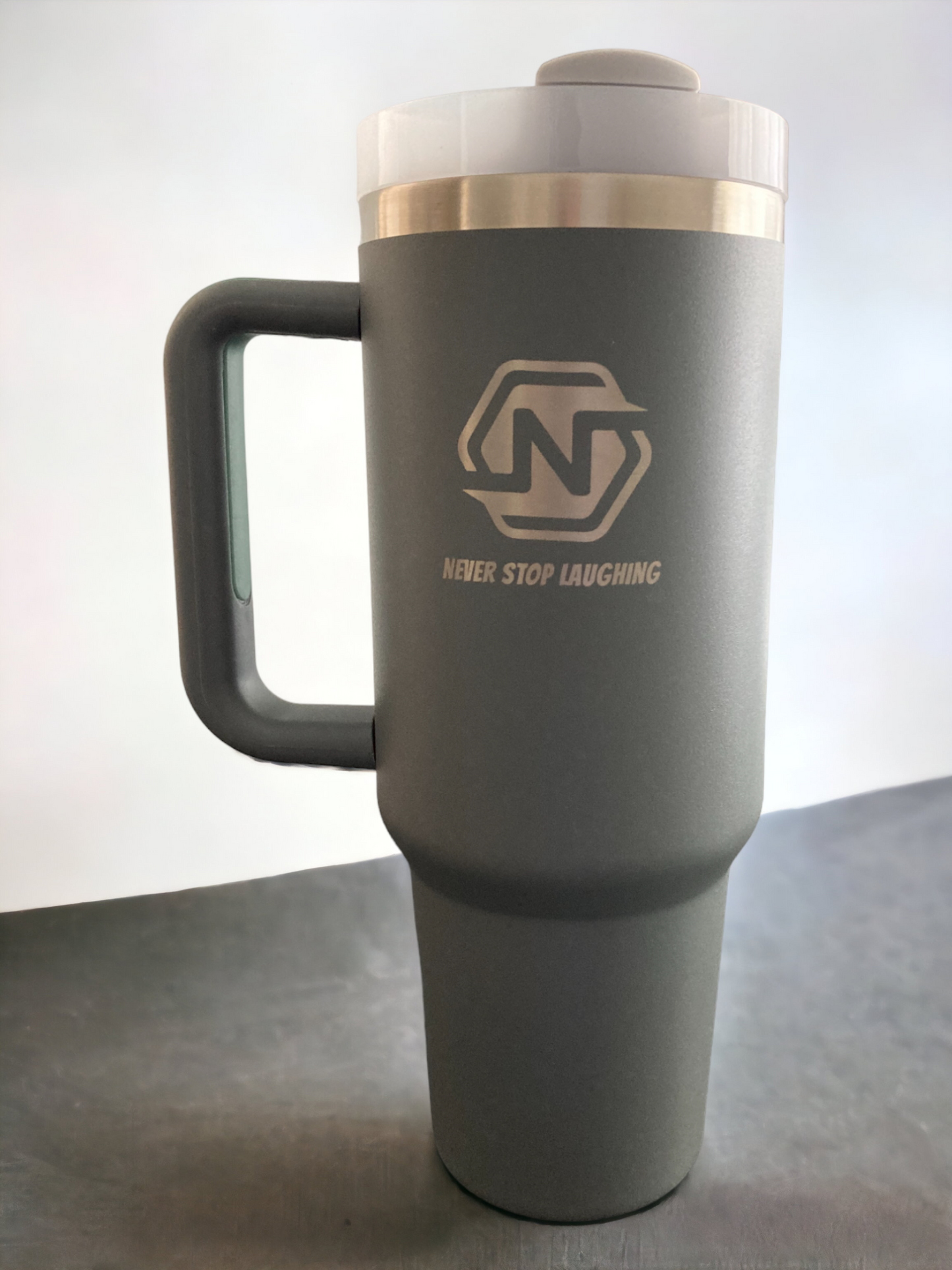 Never Stop Laughing Tumblers (40oz)