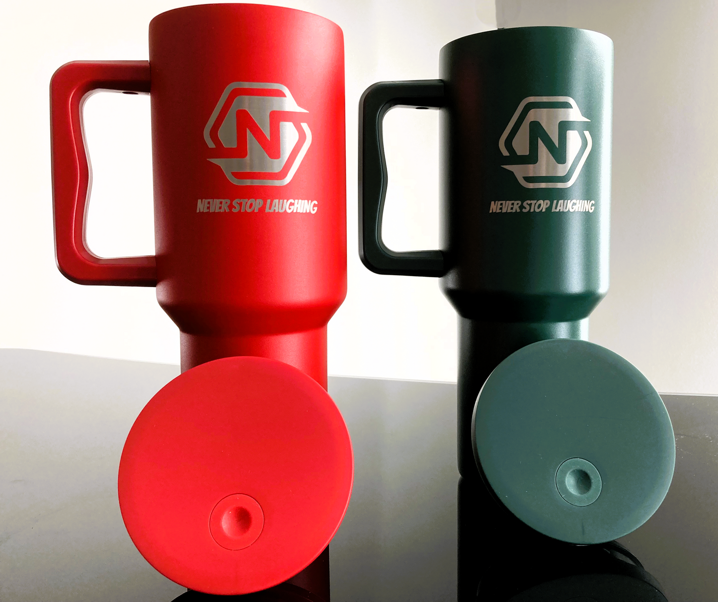 Never Stop Laughing Tumblers (40oz) Holiday Edition Set