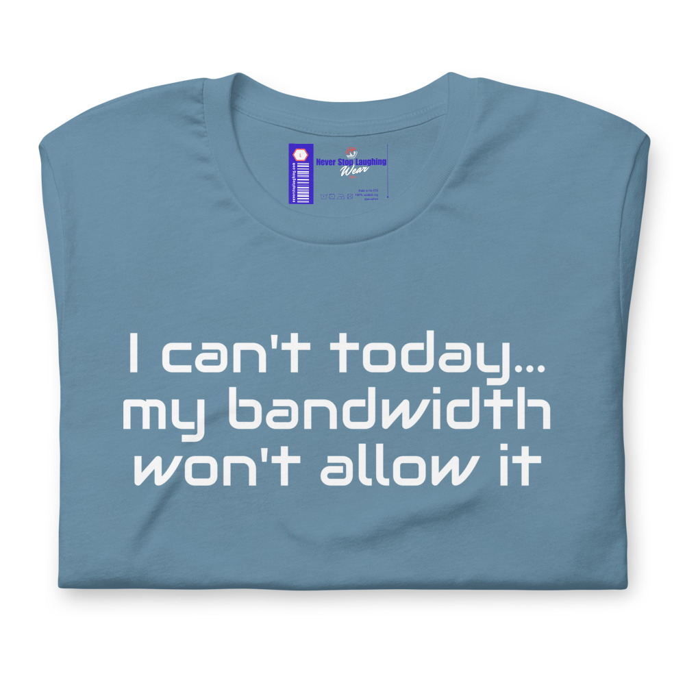 I can't today-NEW