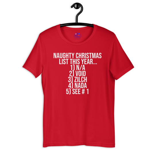 Naughty Christmas list