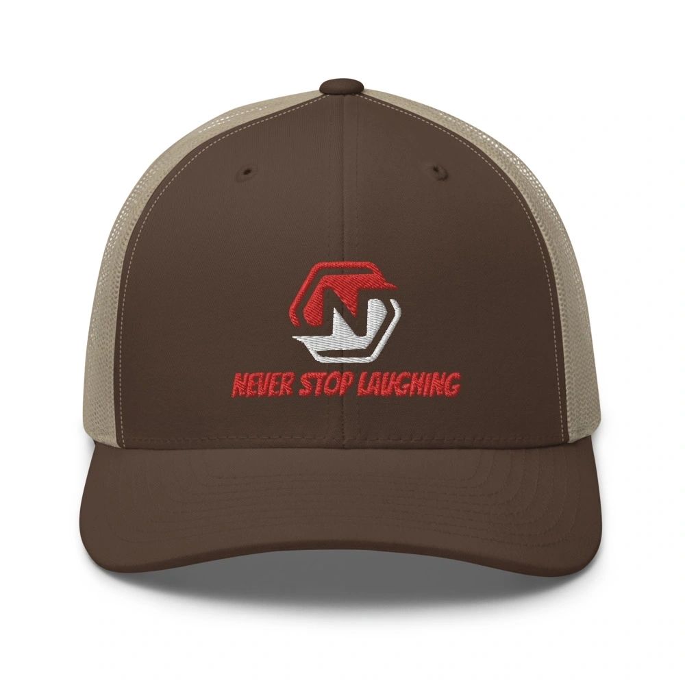 Never Stop Laughing Trucker Hats