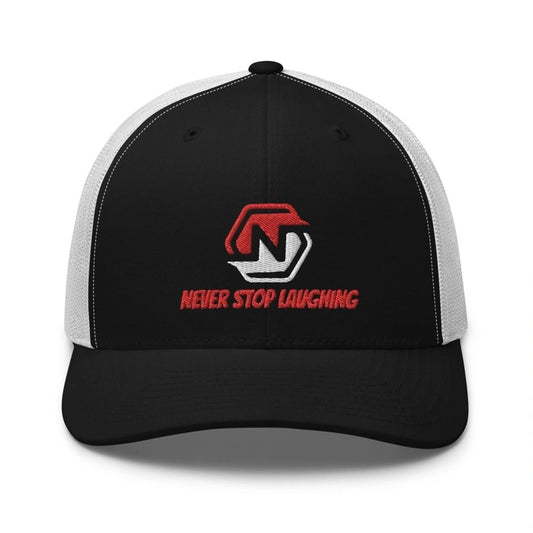 Never Stop Laughing Trucker Hats